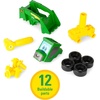 image:imageBUILDABUDDY Take Apart Toys  John Deere Skid Steer  Includes Kids Ratchet Tool  2in1 Toddler Building Toys with Free Rolling Wheels  13 Pieces  Ages 18 Months and UpSkid Steer