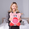 image:imageClub MocchiMocchi Kirby Plush  Kirby with Invincible Candy Plushie  Squishy Toys  Collectible and Cute Stuffed Animals  Gaming Gifts and Game Room Decor  Video Game Collectibles  15 InchInhaling Kirby