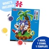 image:imageJixelz Remix Sonic the Hedgehog Craft Kit  Sonic and Ring  No Heat or Glue Required  Gaming Room Decor and Video Game Collectibles  1200 Pieces  Ages 8 Years and UpChillin Sonic