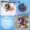 image:imageJixelz Remix Sonic the Hedgehog Craft Kit  Sonic and Ring  No Heat or Glue Required  Gaming Room Decor and Video Game Collectibles  1200 Pieces  Ages 8 Years and UpRunning Shadow