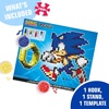 image:imageJixelz Remix Sonic the Hedgehog Craft Kit  Sonic and Ring  No Heat or Glue Required  Gaming Room Decor and Video Game Collectibles  1200 Pieces  Ages 8 Years and UpSonic and Ring