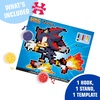 image:imageJixelz Remix Sonic the Hedgehog Craft Kit  Sonic and Ring  No Heat or Glue Required  Gaming Room Decor and Video Game Collectibles  1200 Pieces  Ages 8 Years and UpRunning Shadow