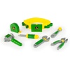 image:imageJohn Deere Deluxe Talking Toolbelt  7Piece Kids Tool Set  Interactive Construction Toys  Interactive Toddler Tools Playset  Green  7 Count  Preschool Toys Ages 2 Years and UpStandard