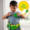 image:imageJohn Deere Deluxe Talking Toolbelt  7Piece Kids Tool Set  Interactive Construction Toys  Interactive Toddler Tools Playset  Green  7 Count  Preschool Toys Ages 2 Years and Up