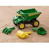 image:imageJohn Deere Preschool 15 inch Big Scoop Dump Truck with Sand Tools Outdoor Toys for Ages 3 to 4Retail Packaging