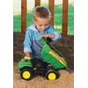 image:imageJohn Deere Preschool 15 inch Big Scoop Dump Truck with Sand Tools Outdoor Toys for Ages 3 to 4Retail Packaging