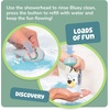 image:imageShower amp Scrub Bluey by TOMY Toomies  Create Your Own Bubbles  Includes Rinsing Showerhead and Removable Bluey Toy  Interactive Bath Toys  Ages 18 Months and Up