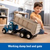 image:imageTOMY 116 Big Farm Blue Peterbilt Model 367 Dump Truck 47602