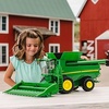 image:imageTOMY Big Farm John Deere S690 Combine  116 Scale  Includes Corn and Draper Head Attachments  Farm Toys with Realistic Lights and Sounds  Ages 3 Years and UpCombine with Corn  Draper Head