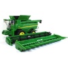 image:imageTOMY Big Farm John Deere S690 Combine  116 Scale  Includes Corn and Draper Head Attachments  Farm Toys with Realistic Lights and Sounds  Ages 3 Years and UpCombine with Corn  Draper Head