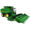 image:imageTOMY Big Farm John Deere S690 Combine  116 Scale  Includes Corn and Draper Head Attachments  Farm Toys with Realistic Lights and Sounds  Ages 3 Years and UpCombine with Corn  Draper Head