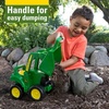 image:imageTOMY Big Scoop John Deere Tractor Toy with Loader  Officially Licensed John Deere Tractor Toys  15 Inch  Toddler Sand Toys Ages 3 Years and UpTractor with Loader