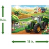 image:imageTOMY John Deere Farm Kids Puzzle  Kids and Toddler Puzzle with Large Durable Pieces  Toddler Learning Toys for Early Childhood Development  Kids Puzzles  70 Piece  Puzzle for Kids Ages 4 and Up