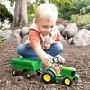 image:imageTOMY John Deere Kids Tractor Toy with Flarebox Wagon Set  8 Inches  John Deere Tractor Toys for Kids  Toddler Toys Ages 3 and UpTractor with Wagon