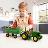 image:imageTOMY John Deere Kids Tractor Toy with Flarebox Wagon Set  8 Inches  John Deere Tractor Toys for Kids  Toddler Toys Ages 3 and UpTractor with Wagon