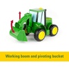 image:imageTOMY John Deere Lights amp Sounds Farmin Friends Hauling Set  Includes Toy Truck and Backhoe Tractor Toy for Indoor and Outdoor Play  Preschool Toys Ages 18 Months and Up