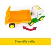 image:imageTOMY John Deere Lights amp Sounds Farmin Friends Hauling Set  Includes Toy Truck and Backhoe Tractor Toy for Indoor and Outdoor Play  Preschool Toys Ages 18 Months and Up