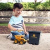 image:imageTOMY John Deere Sandbox Toy Set  Includes Dump Truck Toy Bucket and Beach Shovel  Toddler Outdoor Construction Toys  Summer Sand Toys  Yellow  3 CountYellow