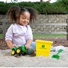 image:imageTOMY John Deere Sandbox Toy Set  Includes Dump Truck Toy Bucket and Beach Shovel  Toddler Outdoor Toys and Farm Toys  Summer Kids Sand Toys  Green  3 Count