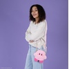 image:imageTOMY Mofulatto Kirby Plush Crossbody Bag  Officially Licensed Pochette with Zippered Closure for Small Accessories  8 Inch  Gaming Gifts and Accessories  Ages 14 Years