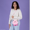 image:imageTOMY Mofulatto Kirby Plush Crossbody Bag  Officially Licensed Pochette with Zippered Closure for Small Accessories  8 Inch  Gaming Gifts and Accessories  Ages 14 Years