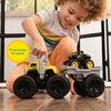 image:imageTOMY Monster Treads John Deere Roaring Rev Up Hauler Monster Truck Toy Set  Includes Monster Truck Trailer and John Deere Gator  Construction Toys with Hauling Action  3 Count