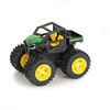 image:imageTOMY Monster Treads John Deere Roaring Rev Up Hauler Monster Truck Toy Set  Includes Monster Truck Trailer and John Deere Gator  Construction Toys with Hauling Action  3 Count