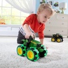 image:imageTOMY Monster Treads Lightning Wheels  John Deere Tractor  Motion Activated Light Up Monster Truck Toy  John Deere Tractor Toys  Frustration Free  Ages 3 Years and Up