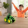image:imageTOMY Monster Treads Lightning Wheels  John Deere Tractor  Motion Activated Light Up Monster Truck Toy  John Deere Tractor Toys with Monster Truck Tires  Ages 3 Years and Up