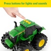 image:imageTOMY Monster Treads Monster Truck Toys  John Deere Tractor and Combine 2Pack with Lights and Sounds  John Deere Toys with Durable Bouncy Tires  2 Count  Ages 3 Years and Up