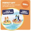 image:imageTOMY Toomies Bluey Bath Toys  Blueys Family Pourers  Includes Chilli Bandit Bingo and Bluey Figures  Nesting and Stacking Cups for Bath Beach or Pool  4 Count  Ages 18 Months and UpSplash Float Combo