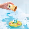 image:imageTOMY Toomies Bluey Bath Toys  Blueys Family Pourers  Includes Chilli Bandit Bingo and Bluey Figures  Nesting and Stacking Cups for Bath Beach or Pool  4 Count  Ages 18 Months and UpSplash Float Combo