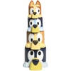 image:imageTOMY Toomies Bluey Bath Toys  Blueys Family Pourers  Includes Chilli Bandit Bingo and Bluey Figures  Nesting and Stacking Cups for Bath Beach or Pool  4 Count  Ages 18 Months and UpFamily Pourers