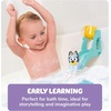 image:imageTOMY Toomies Blueys Water Slide  Includes Water Slide with Suction Cup Clip On Bucket and Bluey Figure  Interactive Toddler Bath Toys  Ages 18 Months and Up