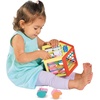image:imageTOMY Toomies Grow with Peppa Pig  Peppas Activity House  Kids Activity Center with Sensory Shape Sorting and Color Matching Games  Includes 4 Peppa Pig Family Textured Blocks  18 Months and UpPeppas Activity House