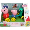 image:imageTOMY Toomies Grow with Peppa Pig  Peppas Activity House  Kids Activity Center with Sensory Shape Sorting and Color Matching Games  Includes 4 Peppa Pig Family Textured Blocks  18 Months and UpPull Along Peppa