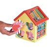 image:imageTOMY Toomies Grow with Peppa Pig  Peppas Activity House  Kids Activity Center with Sensory Shape Sorting and Color Matching Games  Includes 4 Peppa Pig Family Textured Blocks  18 Months and UpPeppas Activity House