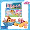 image:imageTOMY Toomies Peppa Pig House Bath Toy Playset  Toddler Bathtub Activity Center Suction Cup Toy  Peppa Pig Baby Bath Toys  Toddler Bath and Water Toys  Ages 18 Months and UpBoat Adventure