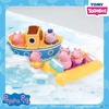 image:imageTOMY Toomies Peppa Pig House Bath Toy Playset  Toddler Bathtub Activity Center Suction Cup Toy  Peppa Pig Baby Bath Toys  Toddler Bath and Water Toys  Ages 18 Months and UpBoat Adventure