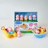 image:imageTOMY Toomies Peppa Pig House Bath Toy Playset  Toddler Bathtub Activity Center Suction Cup Toy  Peppa Pig Baby Bath Toys  Toddler Bath and Water Toys  Ages 18 Months and UpBoat Adventure