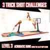 image:imageTOMY Xtreme Dunk  Trick Shot Mini Basketball Game Set with Mini Hoop and Player Figure  Tabletop Indoor Basketball Game  Kids Sports Toys  Ages 6 Years and Up