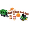 image:imageBuildABuddy Stackers Farm Playset  15Piece Farm Toy Set with Horses Farmer and Spinning MerryGoRound  Officially Licensed John Deere Toys  Stacking Toys for Toddlers Ages 18 Months and Up