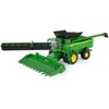 image:imageERTL Prestige Collection John Deere S7 800 Combine Replica 164 Scale DieCast Model with Duals HDF40 Grain Head amp CF12 Folding Corn Head  Collector Farm Toy