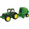image:imageJOHN DEERE Tomy Big Farm Tractor amp BalerTractor with Baler