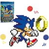 image:imageJixelz Remix Sonic the Hedgehog Craft Kit  Sonic and Ring  No Heat or Glue Required  Gaming Room Decor and Video Game Collectibles  1200 Pieces  Ages 8 Years and UpSonic and Ring