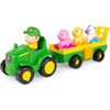 image:imageJohn Deere Animal Sounds Wagon Ride Musical Tractor Toy  Musical Toddler Toys  Includes Farmer Figure Tractor and 3 Farm Animals  Easter Basket Stuffers for Toddler  Ages 12 Months and Up
