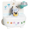 image:imageShower amp Scrub Bluey by TOMY Toomies  Create Your Own Bubbles  Includes Rinsing Showerhead and Removable Bluey Toy  Interactive Bath Toys  Ages 18 Months and Up