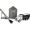 image:imageTOMY Big Farm Grain Harvesting Set and Peterbilt 367 Straight Truck  132 Scale  Includes Grain Box Grain Bin and Auger  Farm Toys  Toddler Toys and Collectibles Ages 3 Years and Up
