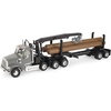 image:imageTOMY Freightliner 122SD Logging Truck Toy  132 Scale  Includes Toy Truck Trailer and 3 Logs  Construction Truck Toys  Ages 3 Years and Up