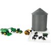 image:imageTOMY John Deere Farm Playset with Grain Bin  164 Scale  Includes Grain Bin John Deere Tractor Toys Skid Steer Farm Animal Toys and Fencing  Ages 3 Years and Up
